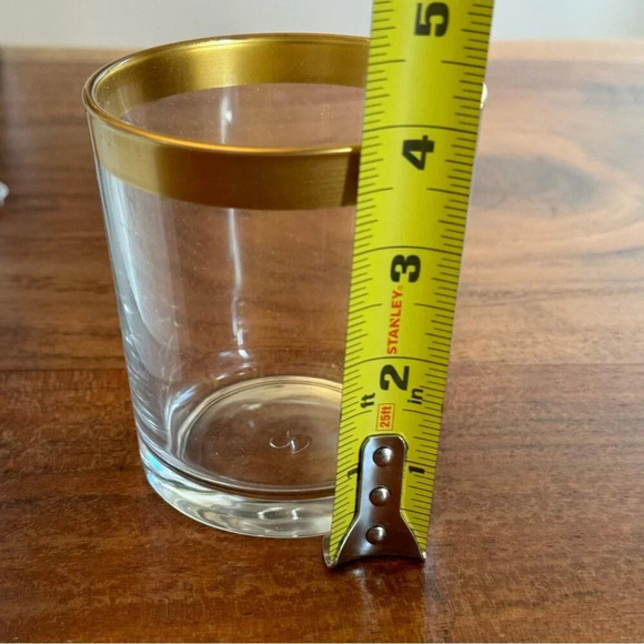 NWT Gold Rim 13oz Highball Glasses Set of 4 - Picture 5 of 16